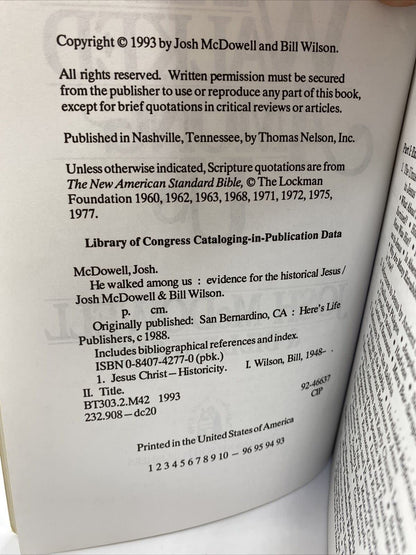 He Walked Among Us: Evidence for the Historical Jesus