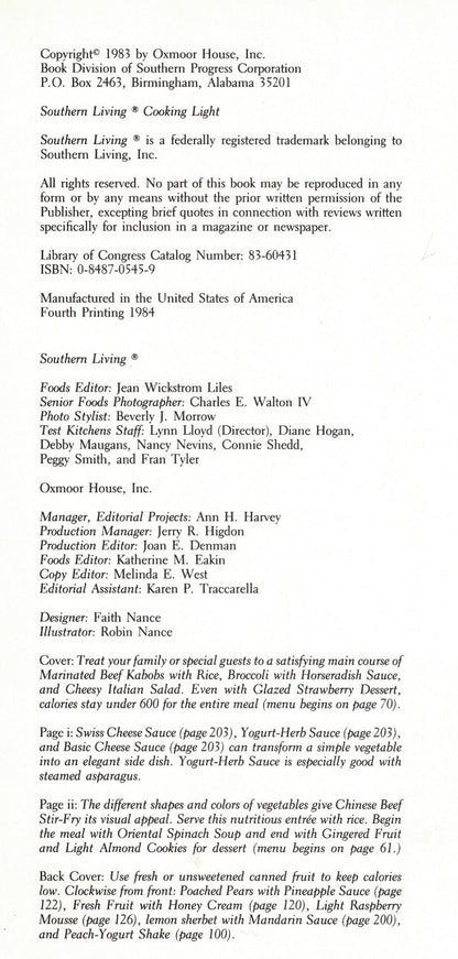 Southern Living Cooking Light