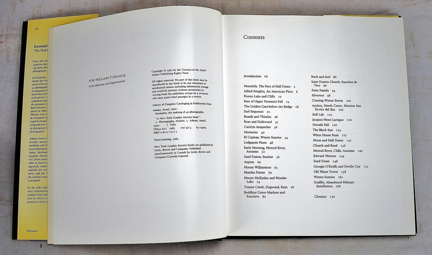 Examples: The Making of 40 Photographs