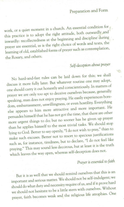 The Art of Praying: The Principles and Methods of Christian Prayer/Formerly Entitled Prayer in Practice