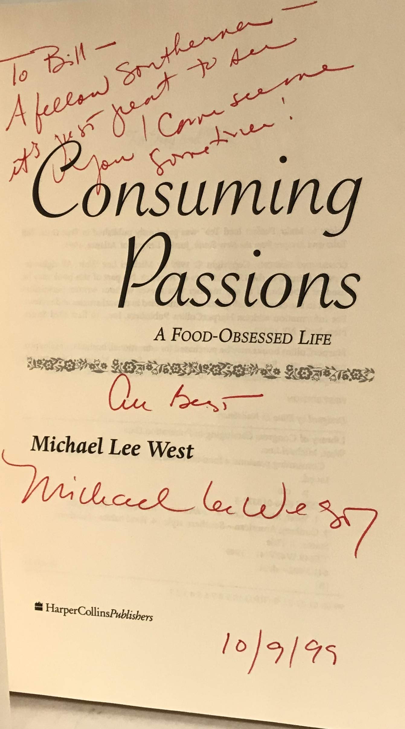 Consuming Passions: A Food-Obsessed Life
