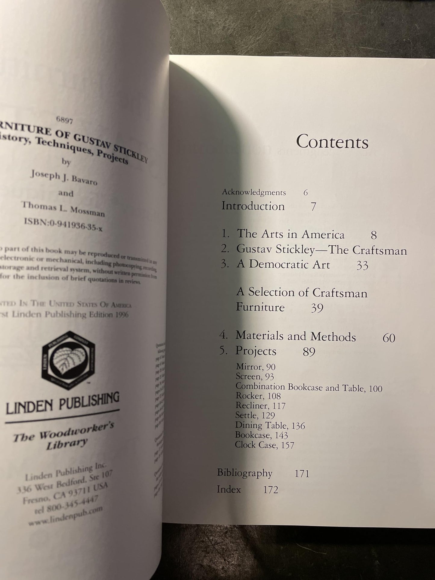The Furniture of Gustav Stickley: History, Techniques, and Projects