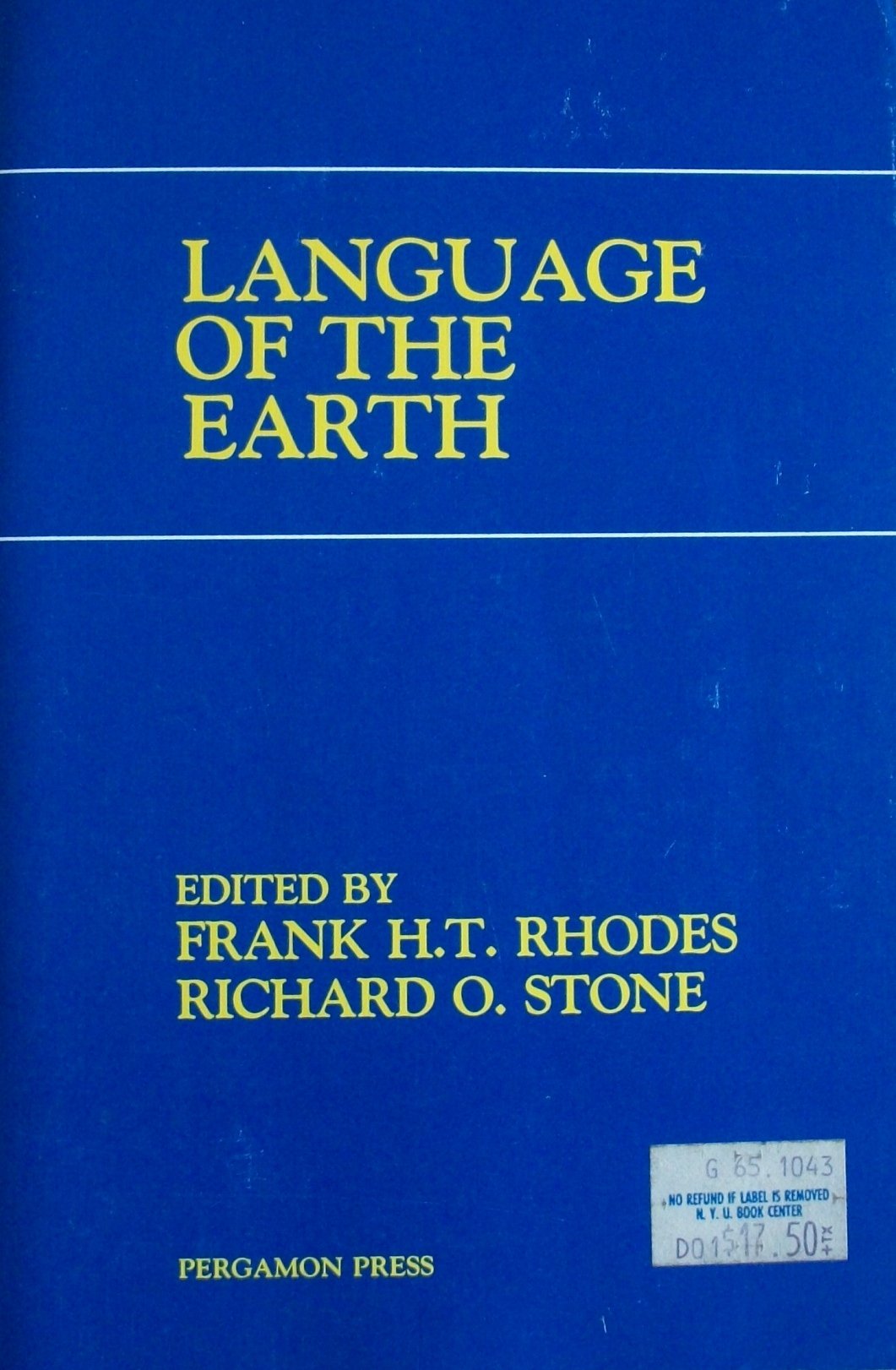 Language of the Earth