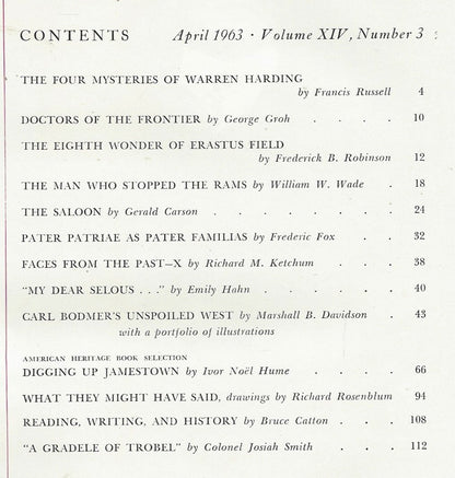 American Heritage, Vol. 14, No. 3 (April, 1963)