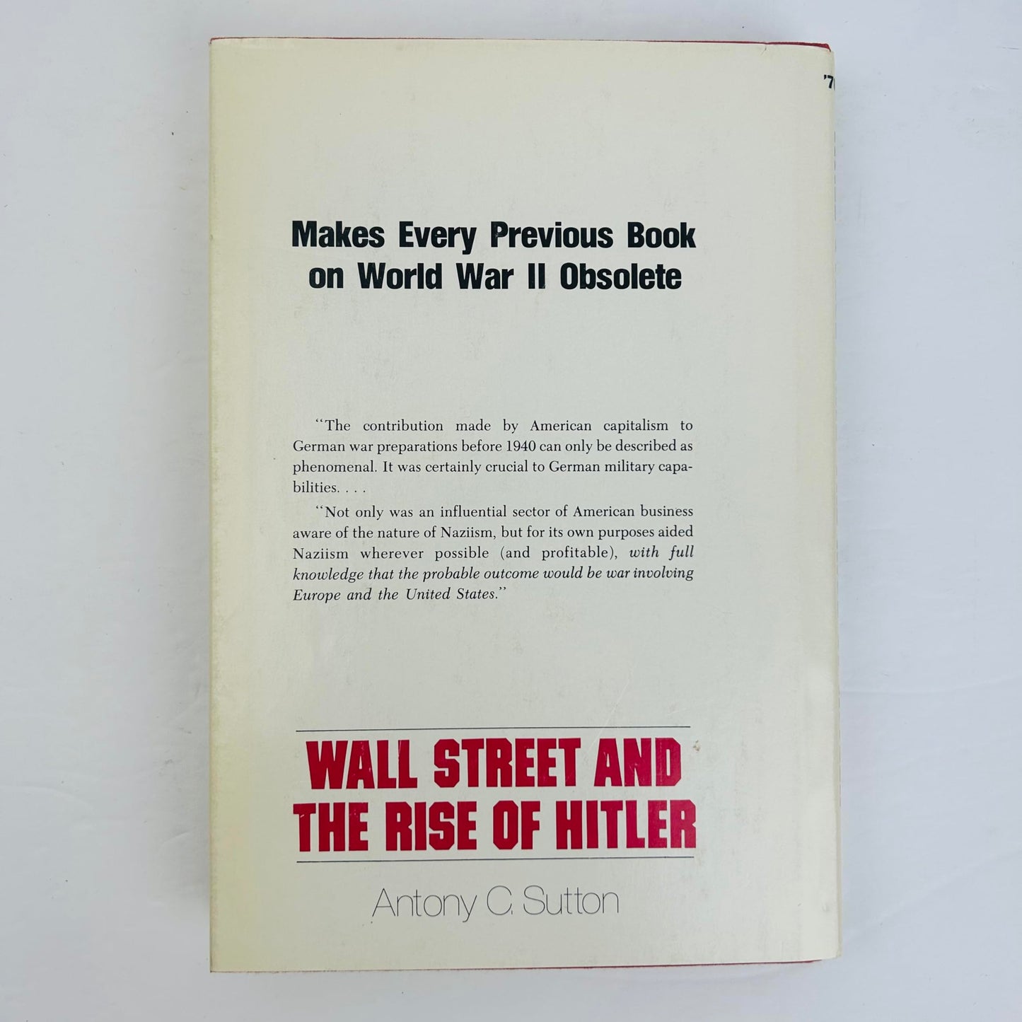 Wall Street and the Rise of Hitler
