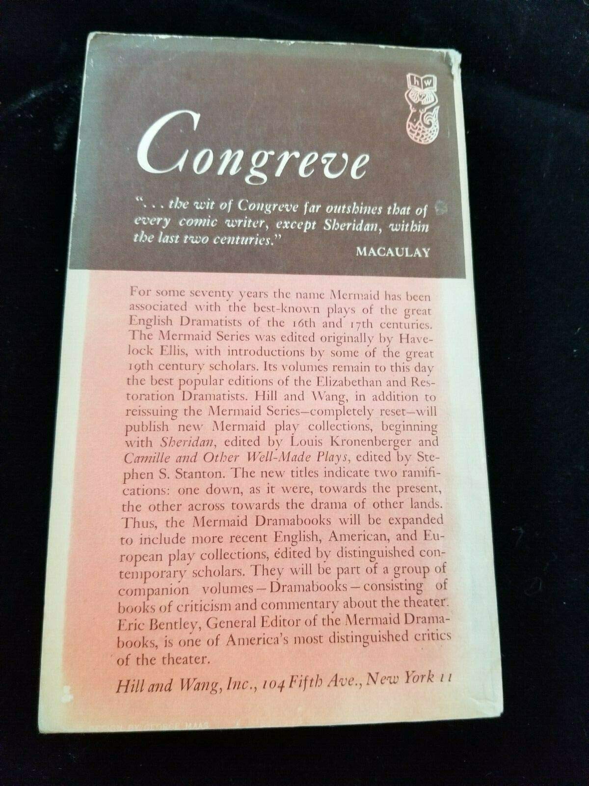 William Congreve: complete plays. by Congreve, William, and Ewald, Alex. Charles