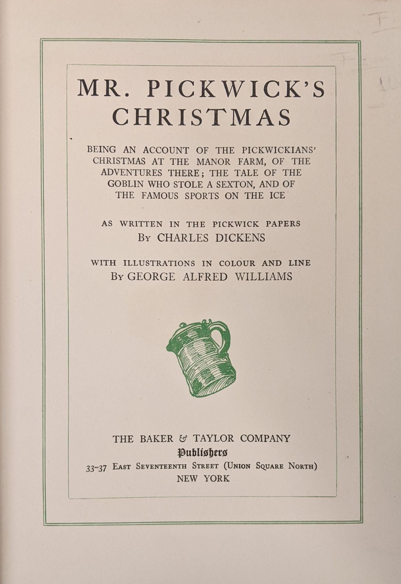 MR. PICKWICK'S CHRISTMAS