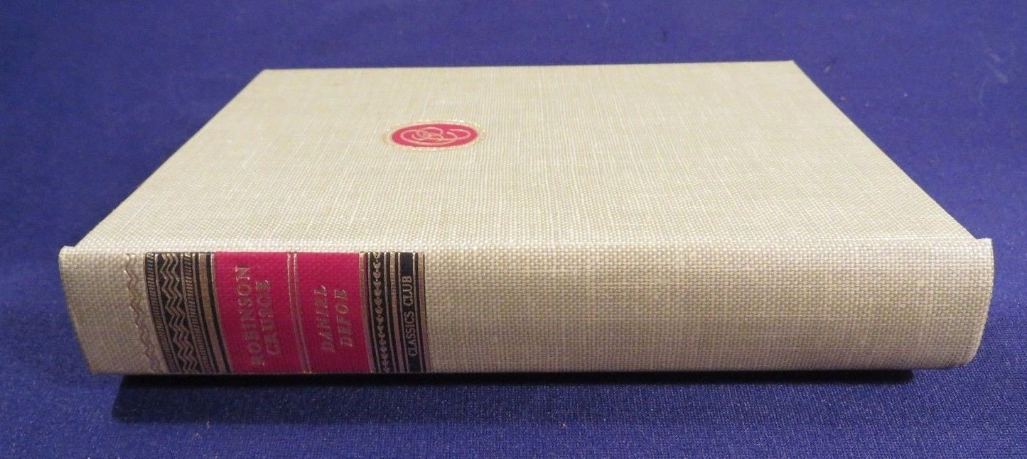1941 ROBINSON CRUSOE by DANIEL DEFOE Hardcover by The Classics Club