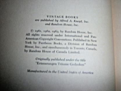 Memories, Dreams, Reflections