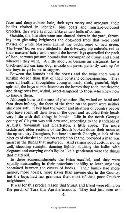 Gone With the Wind (text only) by M. Mitchell