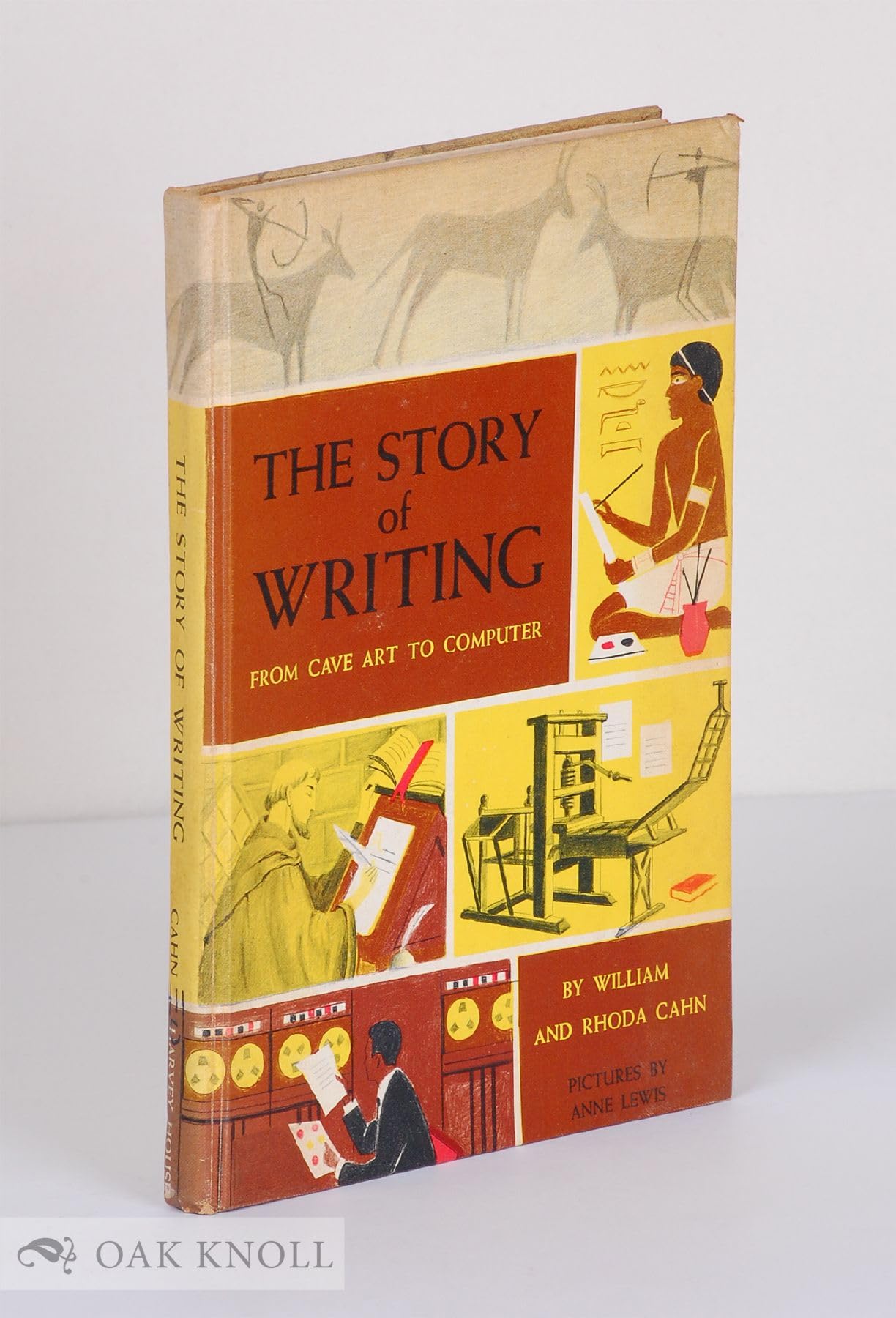 STORY OF WRITING, FROM CAVE ART TO COMPUTER.|THE