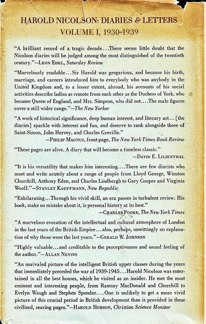 The War Years, 1939-1945: Volume II of Diaries and Letters