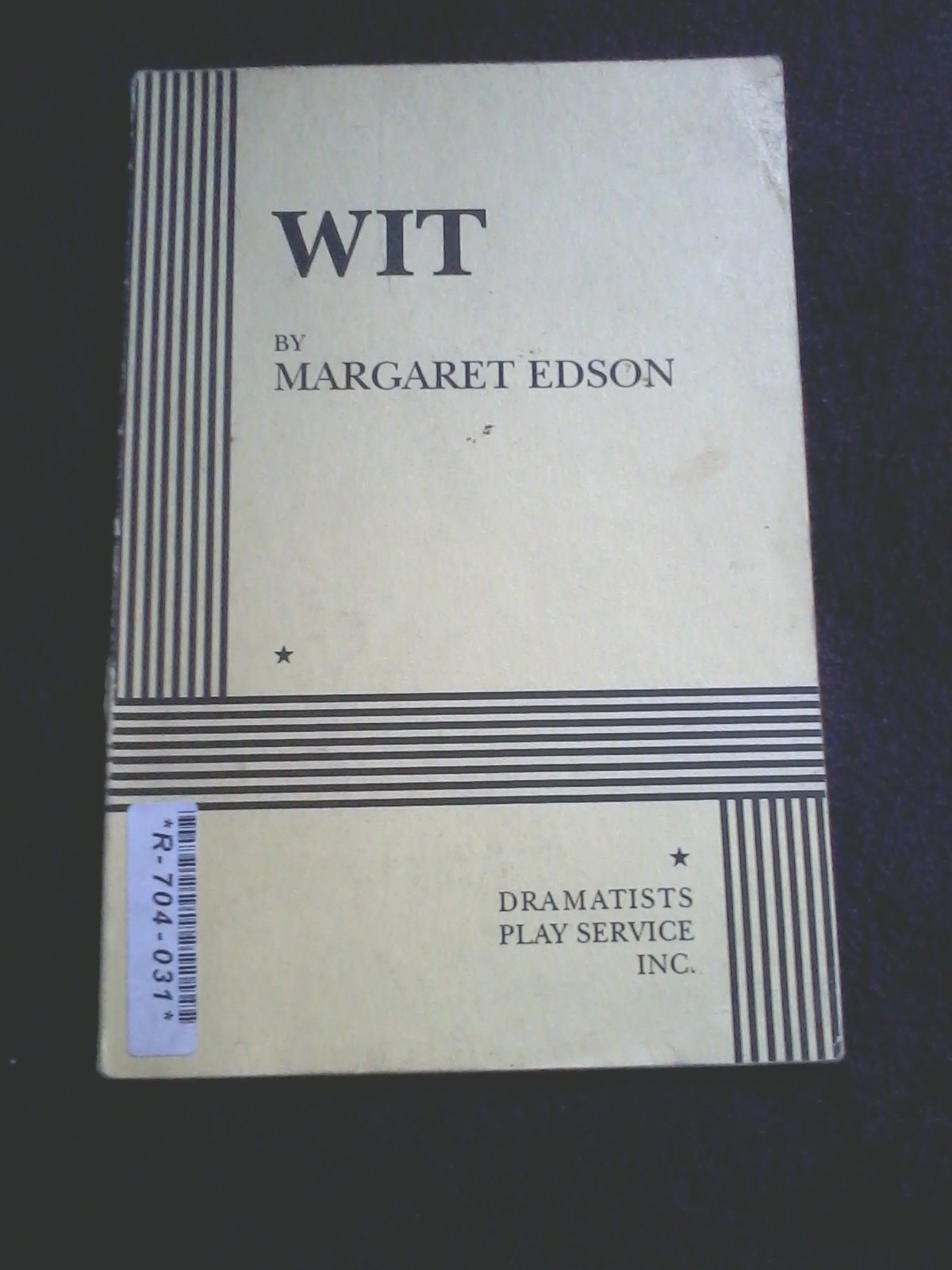 Wit (Acting Edition for Theater Productions)