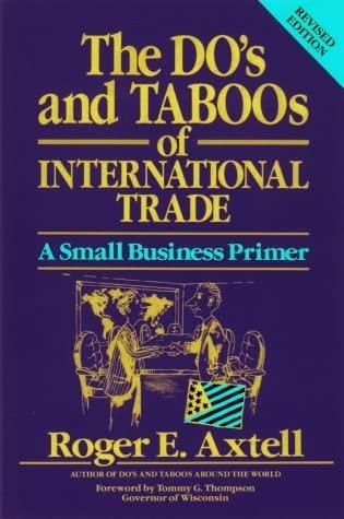 Do's and Taboos of International Trade