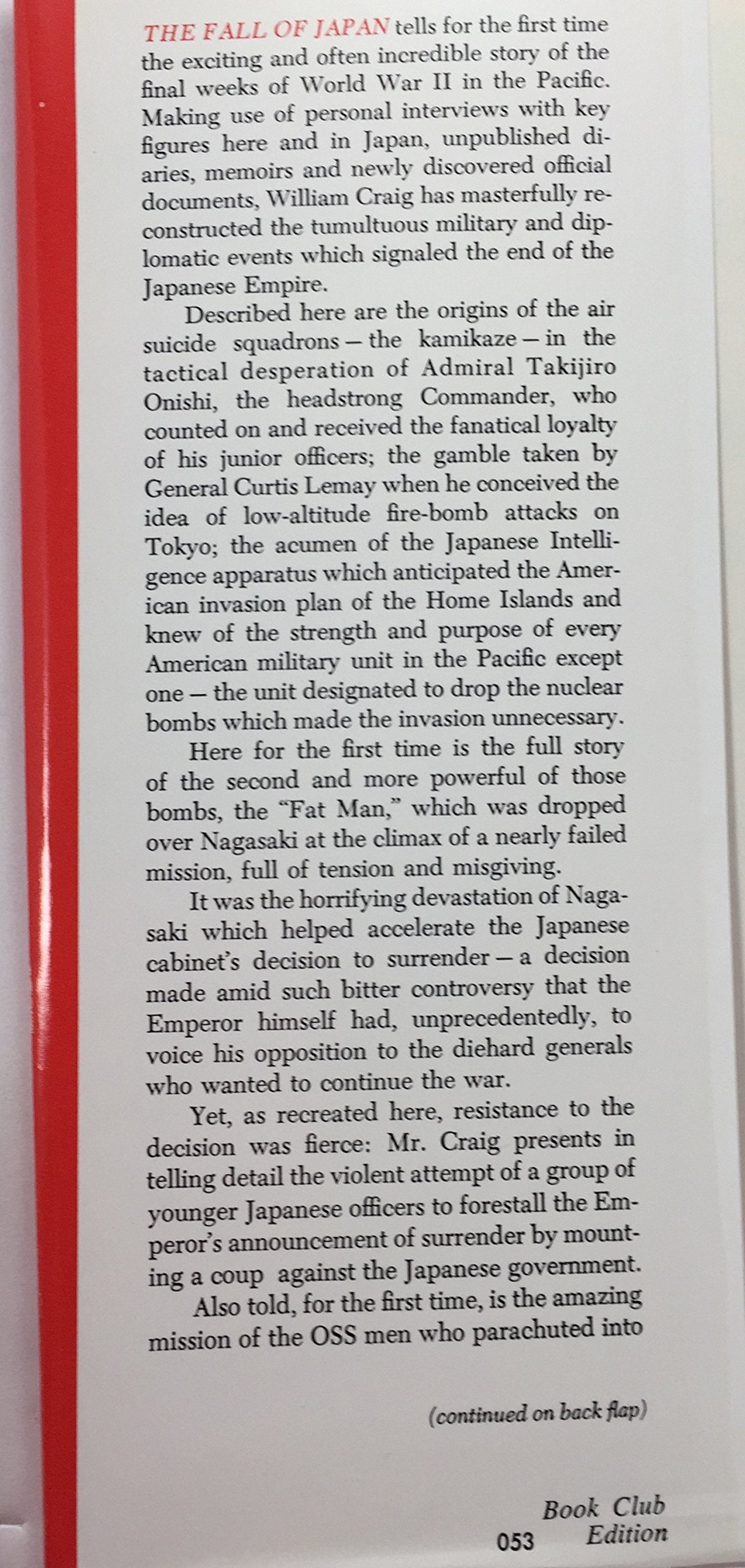 The Fall of Japan