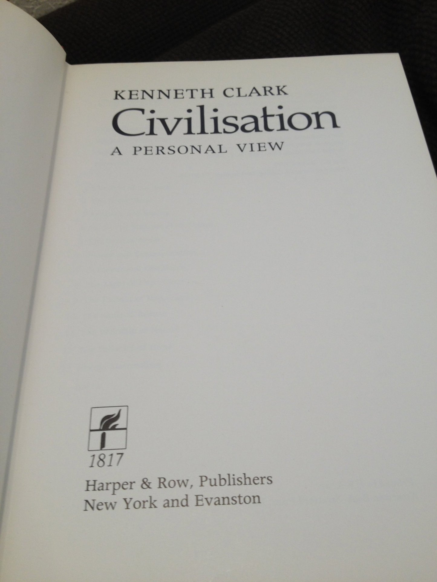 Civilization Kenneth Clark[first Edition]