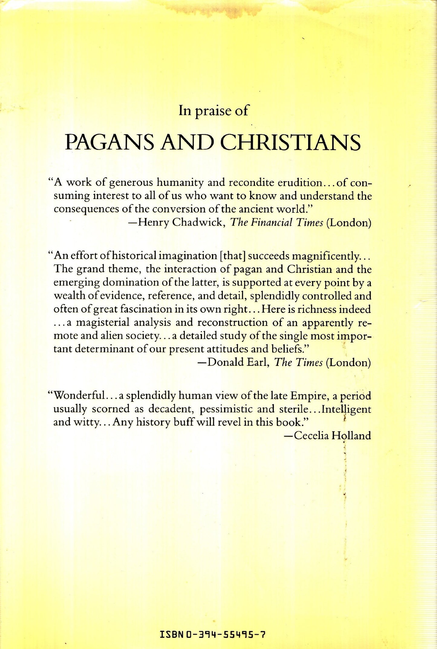 PAGANS & CHRISTIANS