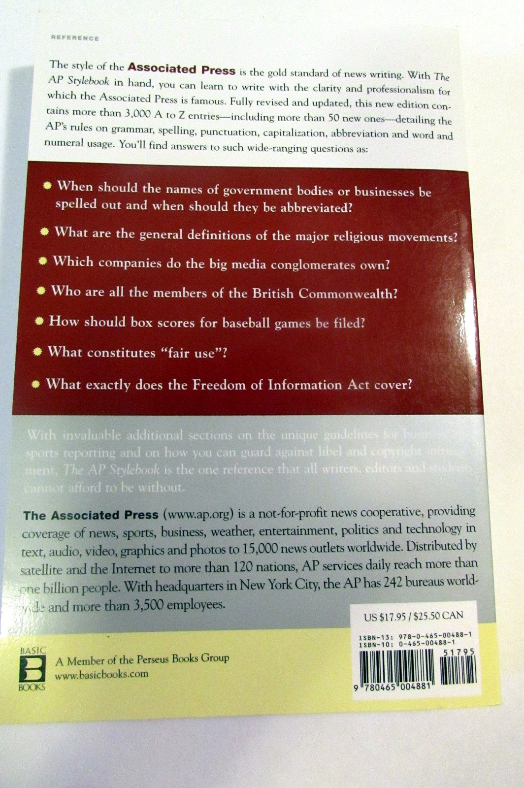 The Associated Press Stylebook