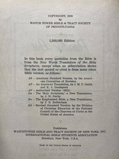 From Paradise Lost to Paradise Regained