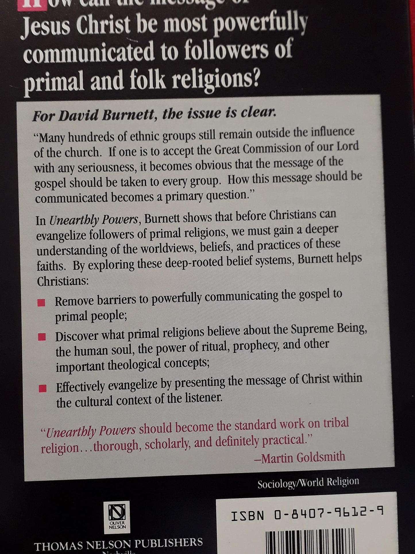 Unearthly Powers: A Christian's Handbook on Primal and Folk Religions