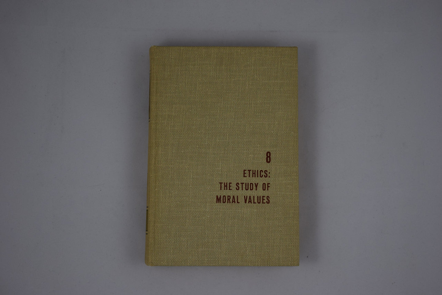 Ethics, the study of moral values