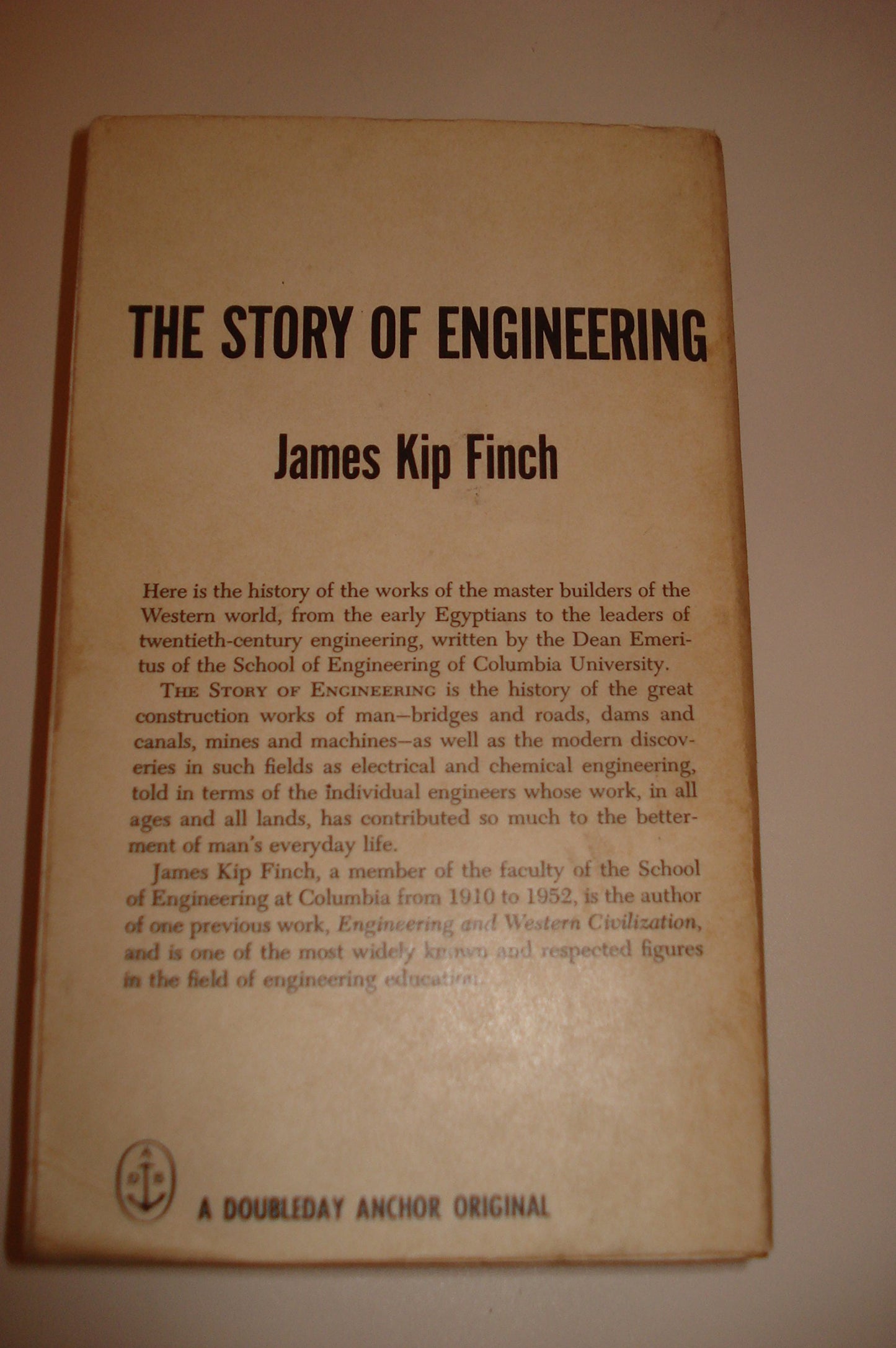 The story of engineering (Anchor books)