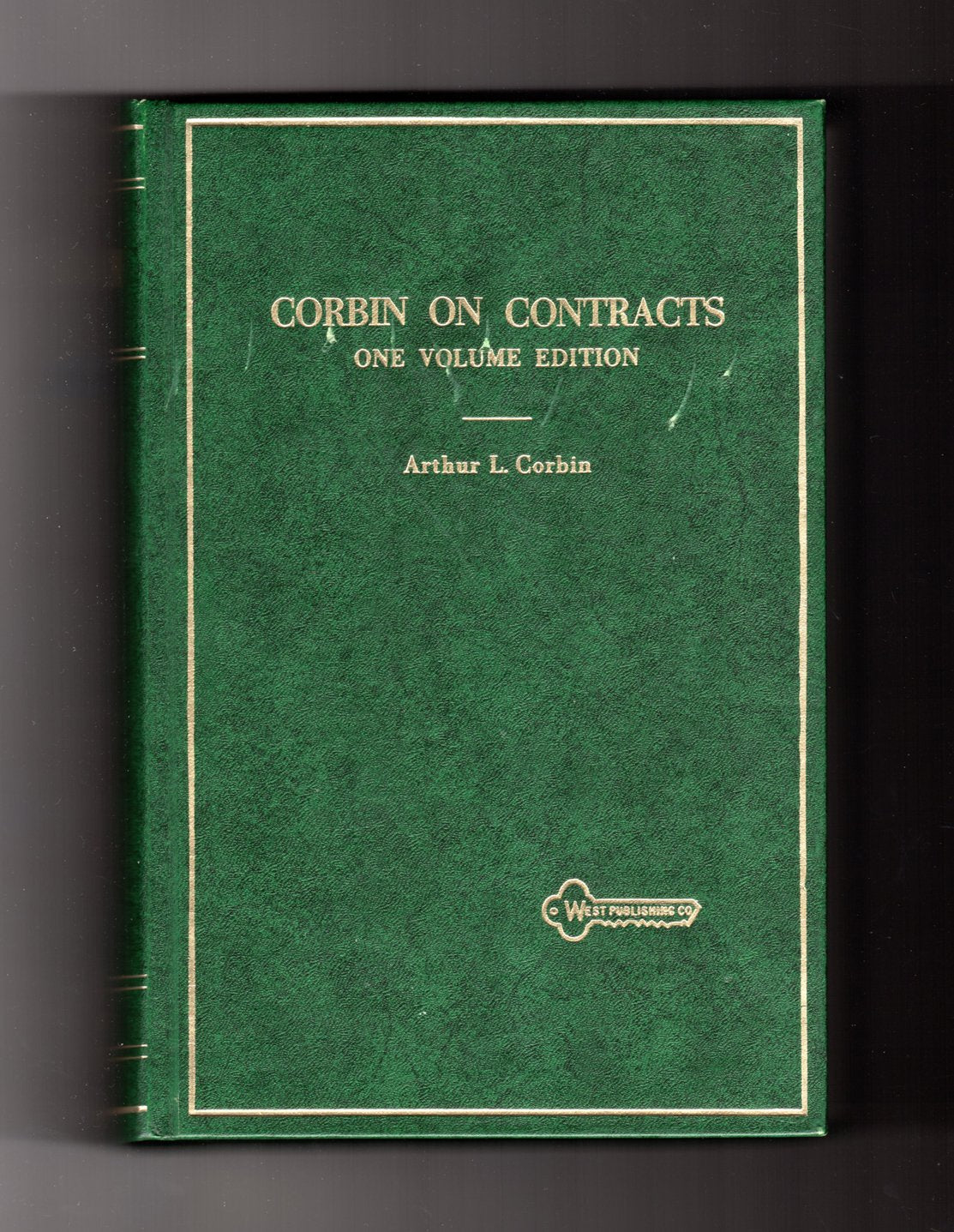 Corbin on Contracts: One Volume Edition (Hornbooks)