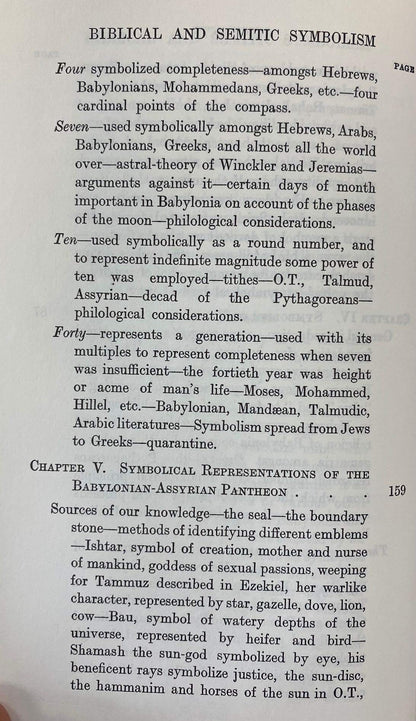 Studies in Biblical and Semitic symbolism, (The Library of Biblical studies)