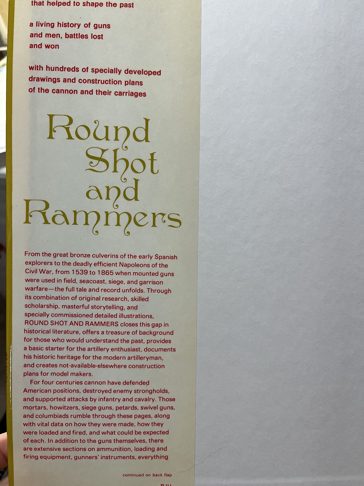 Round Shot and Rammers