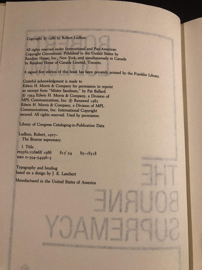 The Bourne Supremacy