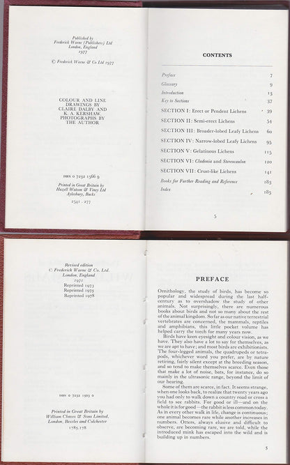 The Observer's Book of Lichens