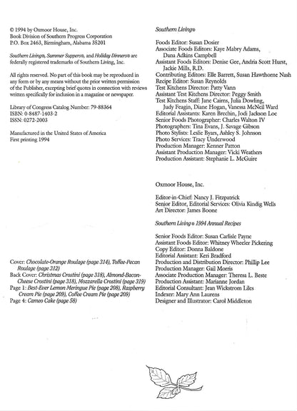 Southern Living 1994 Annual Recipes (Southern Living Annual Recipes)