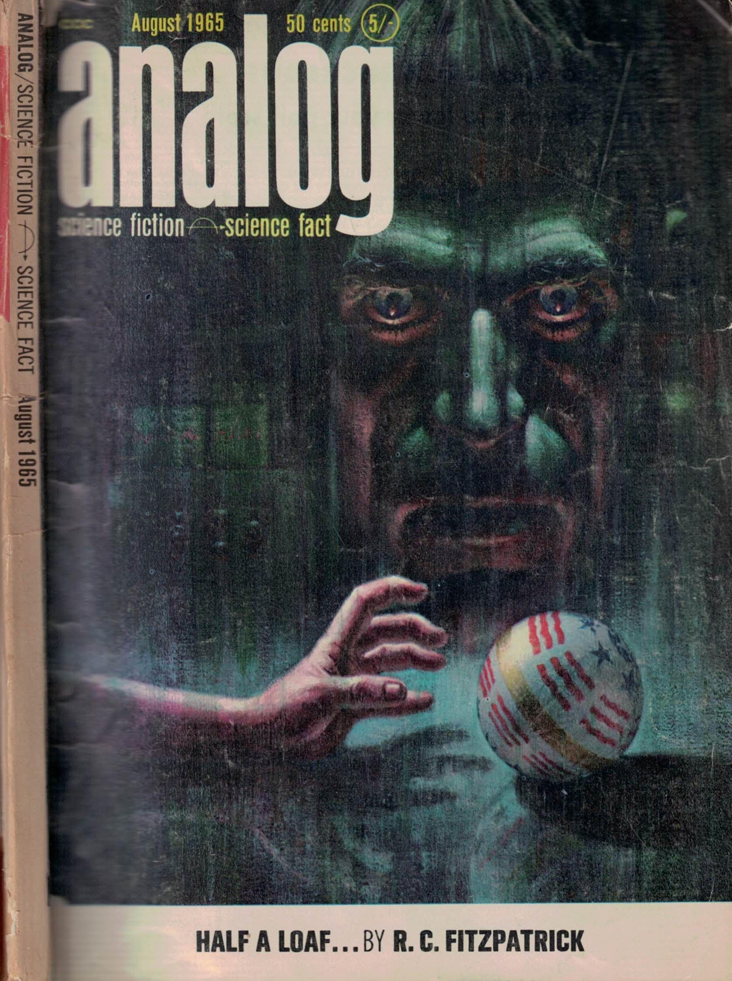 Analog. Science Fiction and Fact. Volume 75, Number 6. August 1965