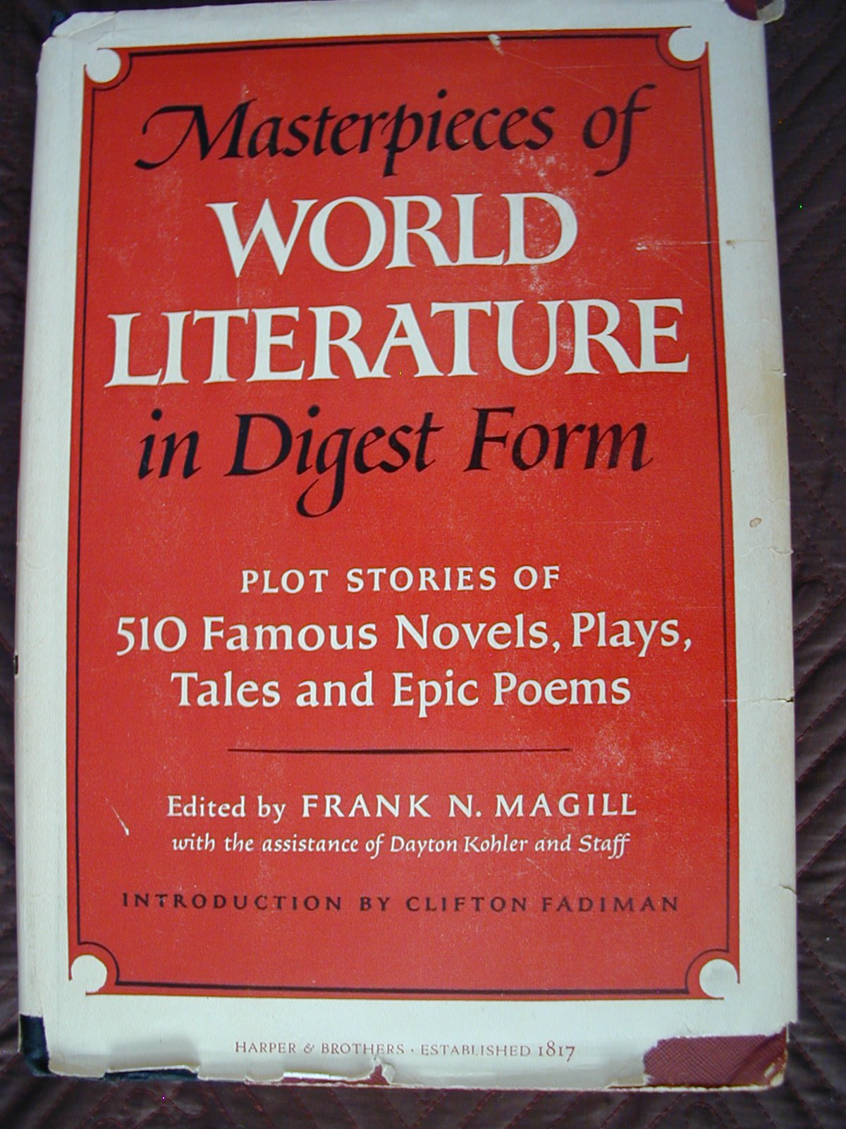 Masterpieces of World Literature in Digest Form