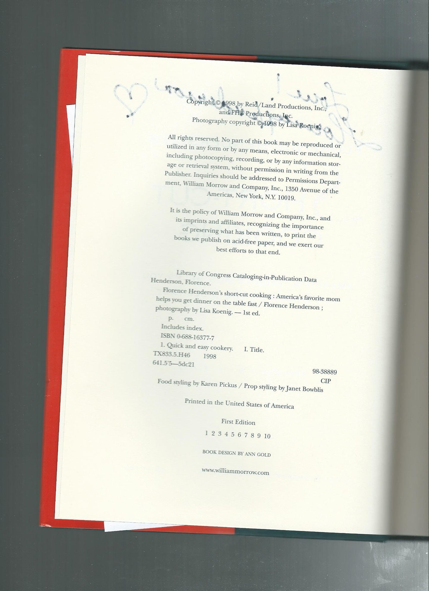 Florence Henderson's Short-Cut Cooking: America's Favorite Mom Helps You Get Dinner On The Table Fast