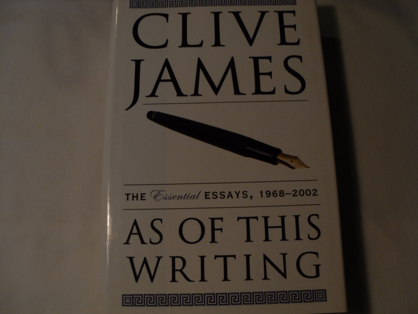 As of This Writing: The Essential Essays, 1968-2002