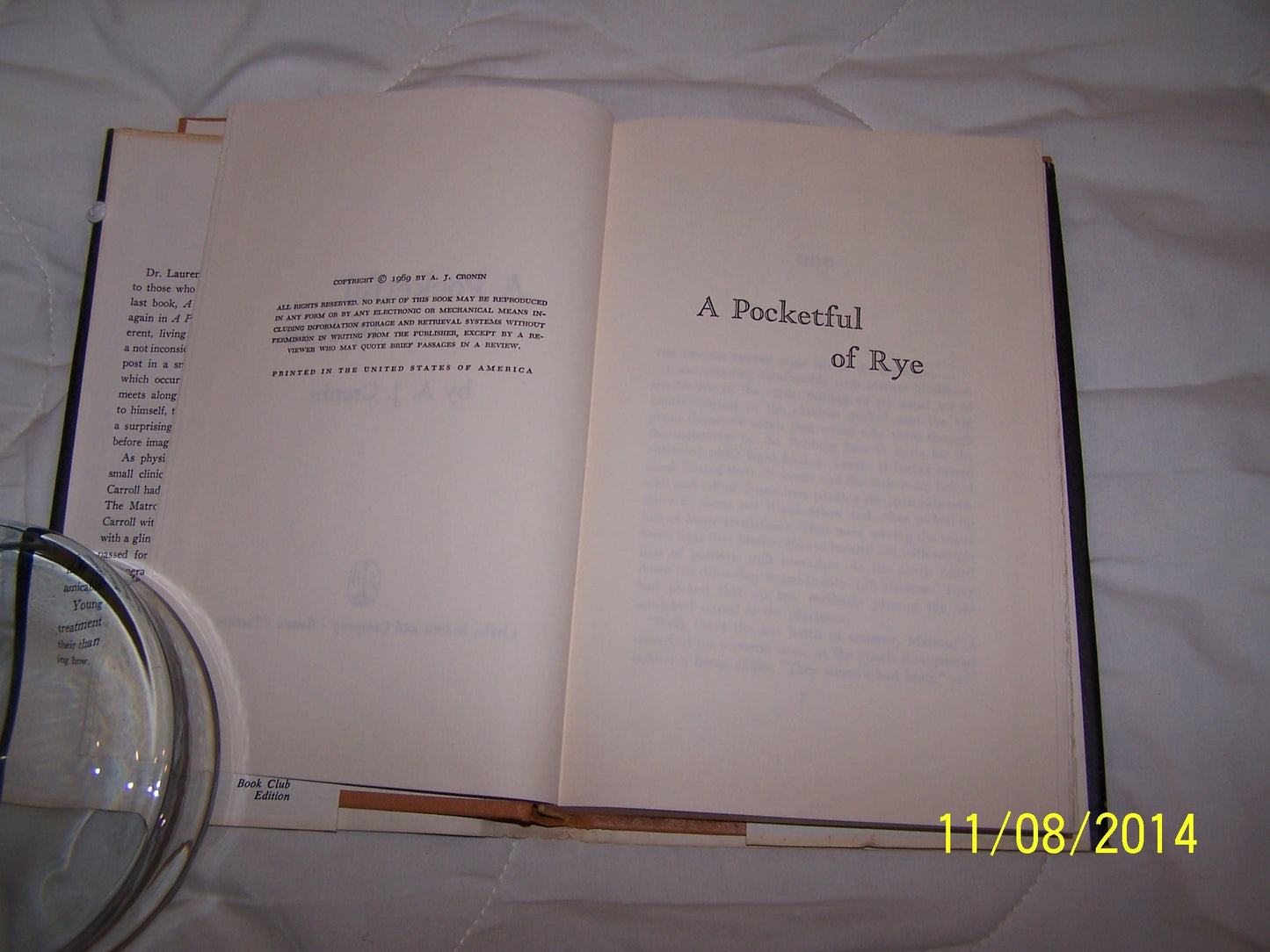 A Pocketful of Rye