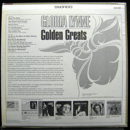 GLORIA LYNNE GOLDEN GREATS vinyl record