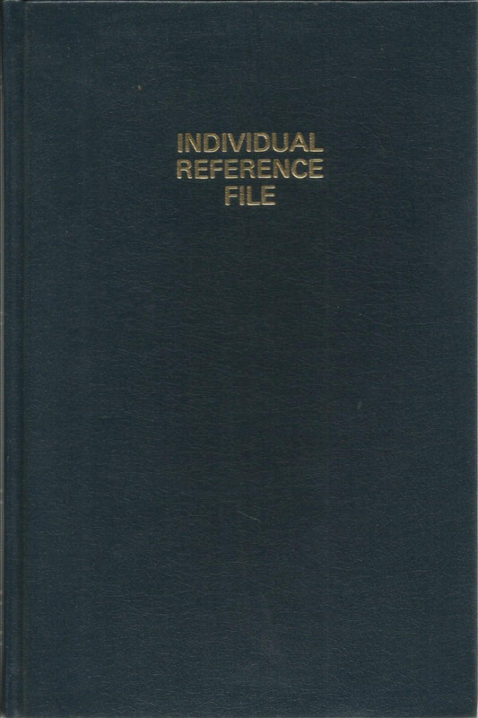 Individual Reference File of Extracts From the Edgar Cayce Readings