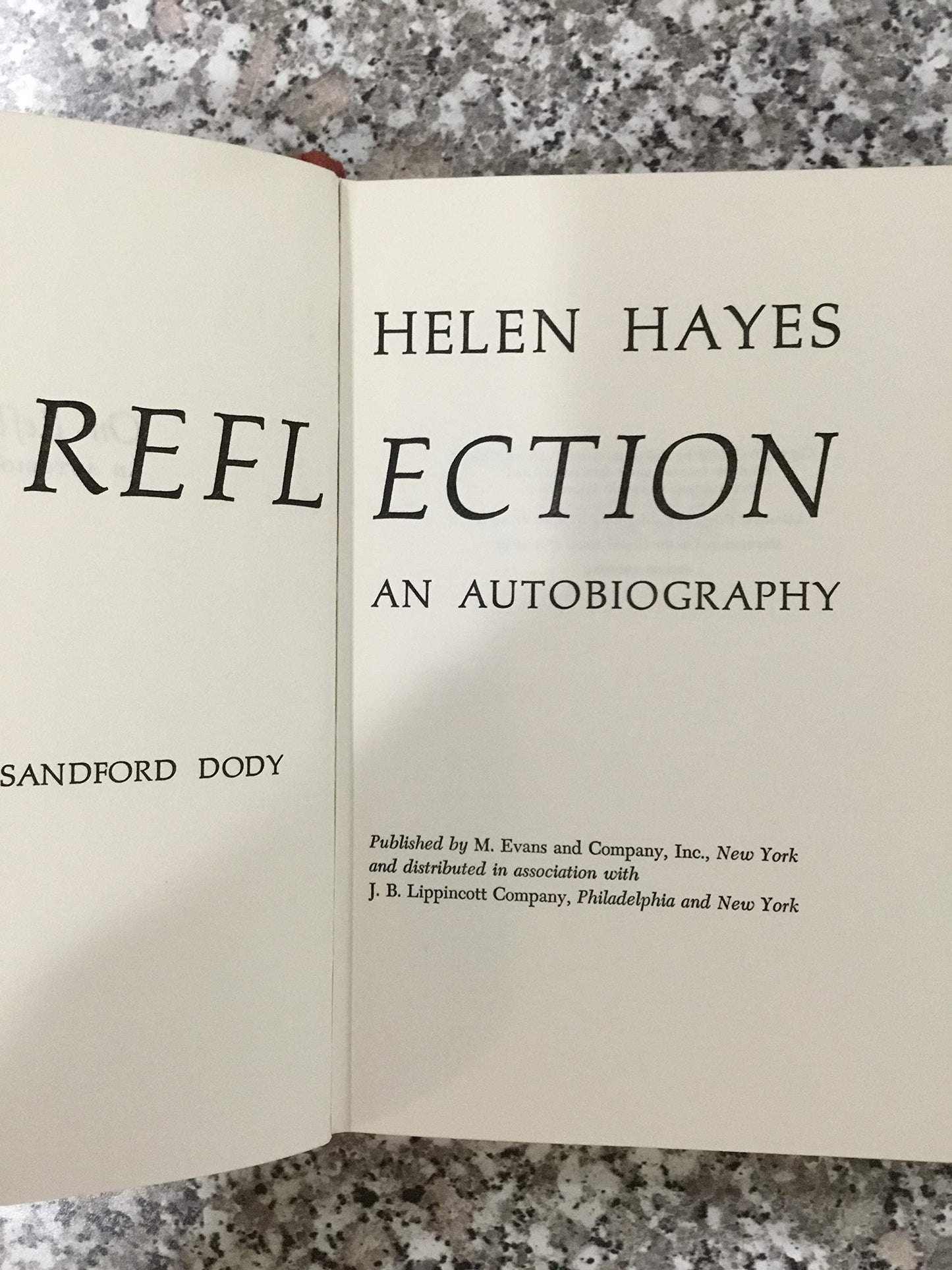 On Reflection: An Autobiography