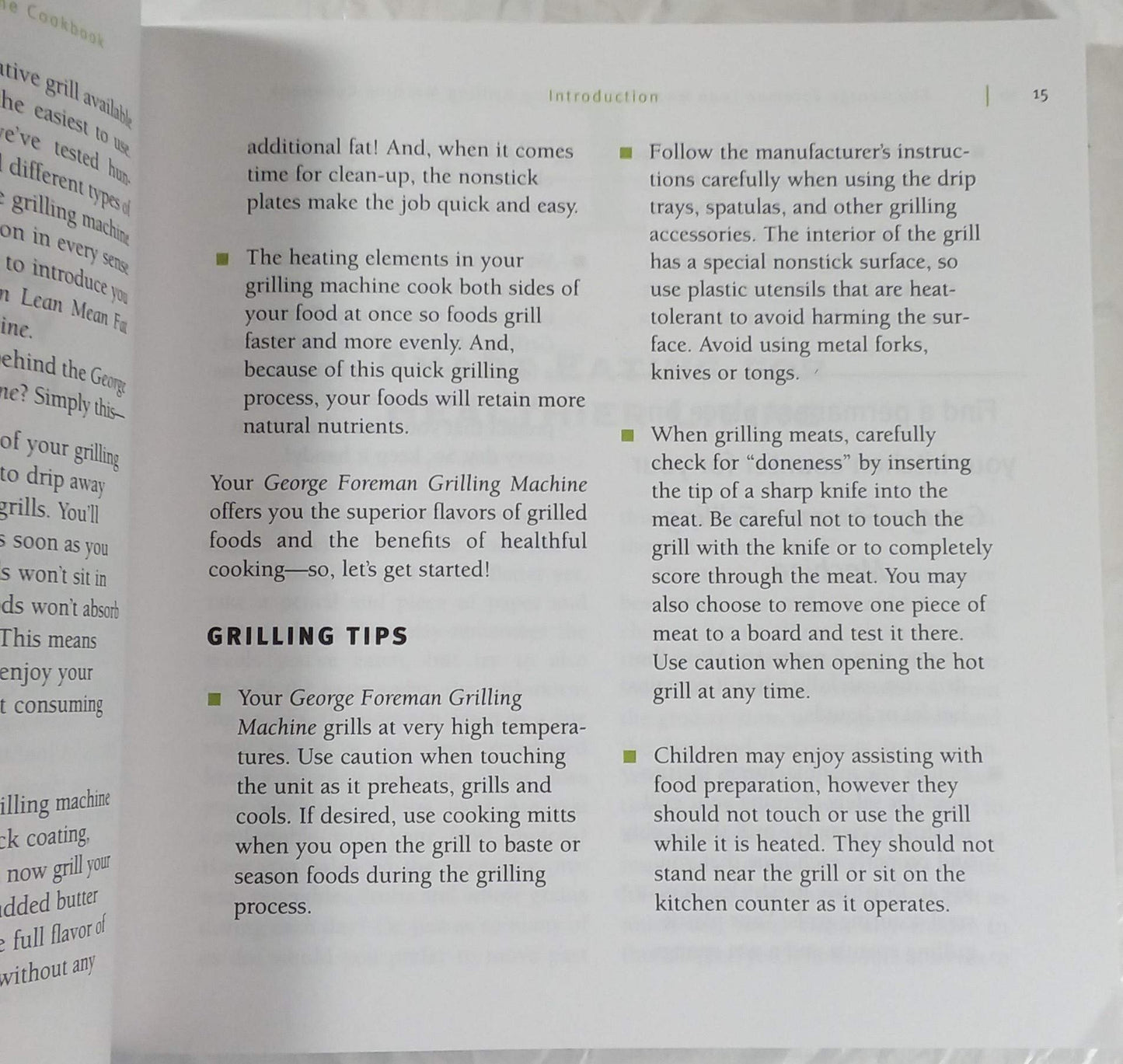 The George Foreman Lean Mean Fat Reducing Grilling Machine Cookbook