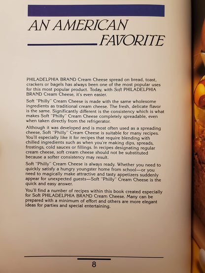 Kraft Philadelphia Brand Cream Cheese Cookbook