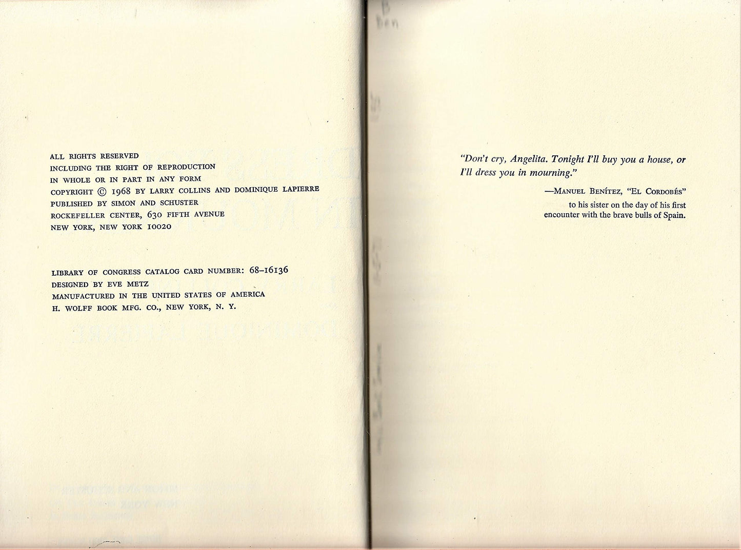 Or I'll Dress You in Mourning : The Story of El Cordobes and the New Spain He Stands For
