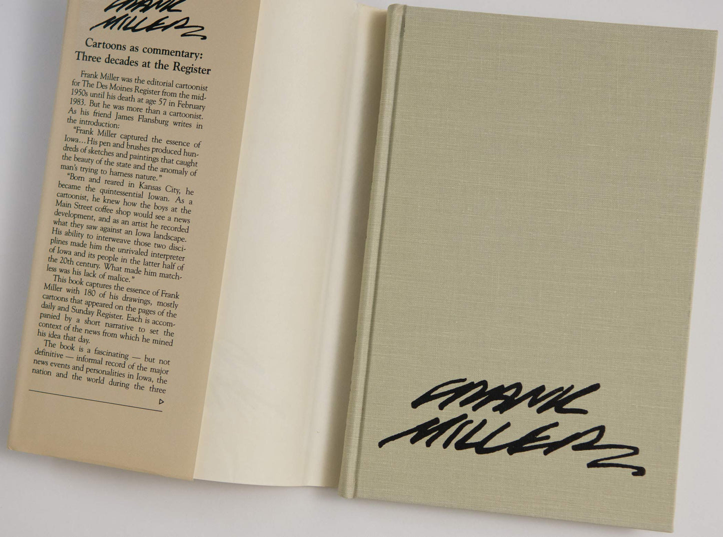 Frank Miller, cartoons as commentary: Three decades at the Register