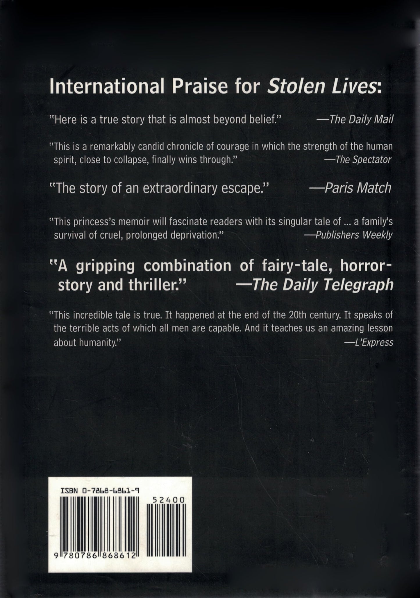 Stolen Lives: Twenty Years in a Desert Jail (Oprah's Book Club)