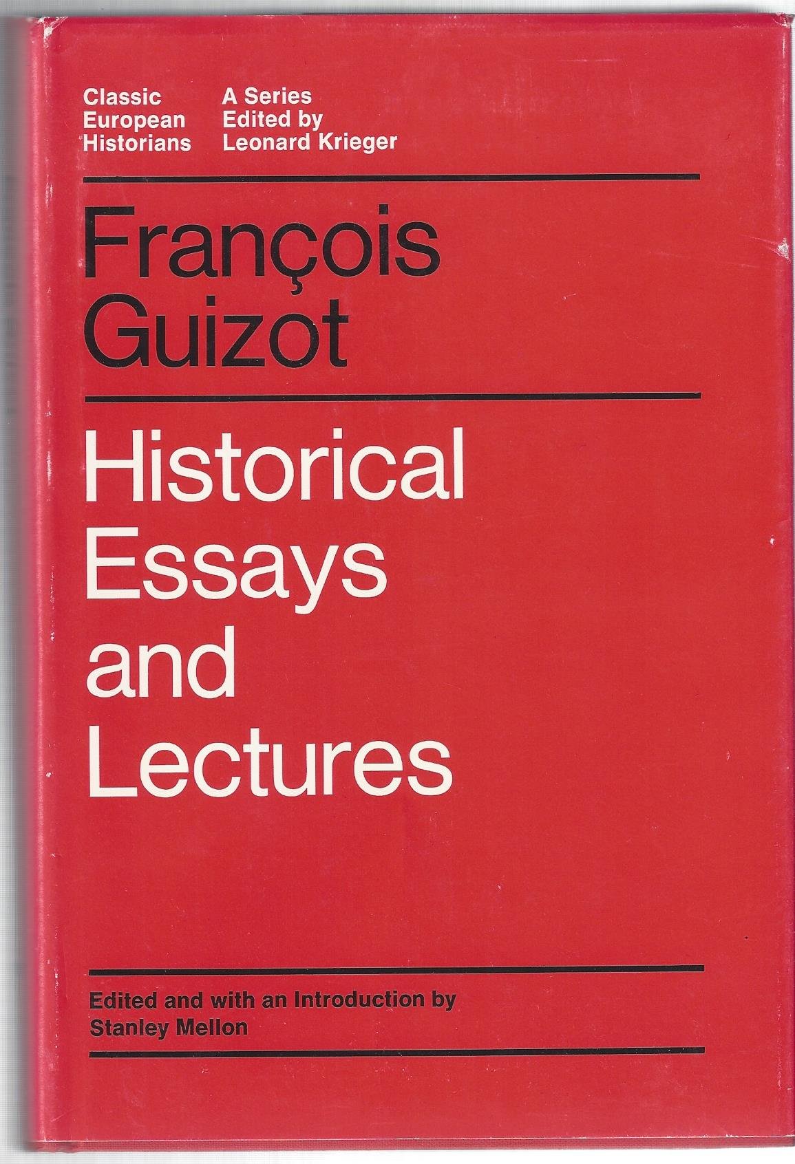 Historical essays and lectures (Classic European historians)
