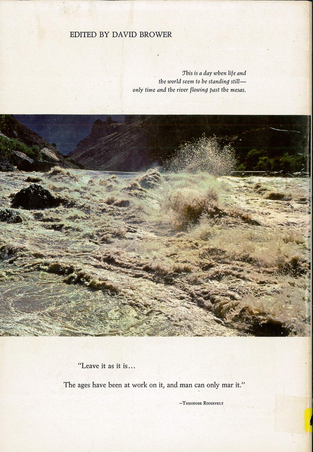 Time and the River Flowing: Grand Canyon (A Sierra Club-Ballantine book)