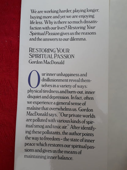 Restoring Your Spiritual Passion