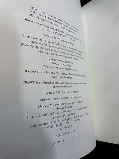 Suzanne Somers' Get Skinny on Fabulous Food