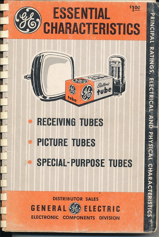 Essential Characteristics: Receiving Tubes, Picture Tubes, Special-purpose Tubes (ETR-15H)